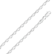 Load image into Gallery viewer, Sterling Silver Diamond Cut Forzatina Link 180-5.5mm Chain