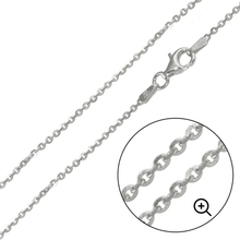 Load image into Gallery viewer, Sterling Silver Rhodium Plated Brillantina Diamond Cut 040-1.75mm Chain