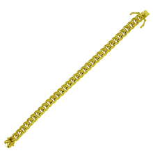 Load image into Gallery viewer, Sterling Silver Gold Plated Miami Cuban Hip Hop Chain Or Bracelet Width-9mm