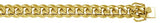 Italian Sterling Silver Gold Plated Miami Curb Chain Link 9 MM with Lobster Clasp Closure