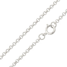 Load image into Gallery viewer, Sterling Silver High Polished Round Rolo 2.6mm-040 Chain with Spring Clasp