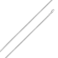 Load image into Gallery viewer, Sterling Silver Basic 3.4mm Braid Flat Rope Chain