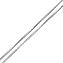 Load image into Gallery viewer, Sterling Silver Rhodium Plated 1.7mm Franco Chain