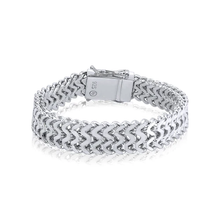 Load image into Gallery viewer, Sterling Silver High Zig Zag Bracelet