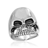 Sterling Silver High Polished Skull Ring