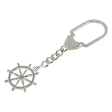 Load image into Gallery viewer, Sterling Silver High Polished Anchor Keychain