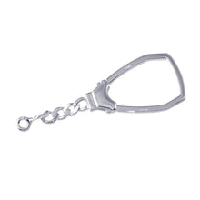 Load image into Gallery viewer, Sterling Silver High Polished Keychain