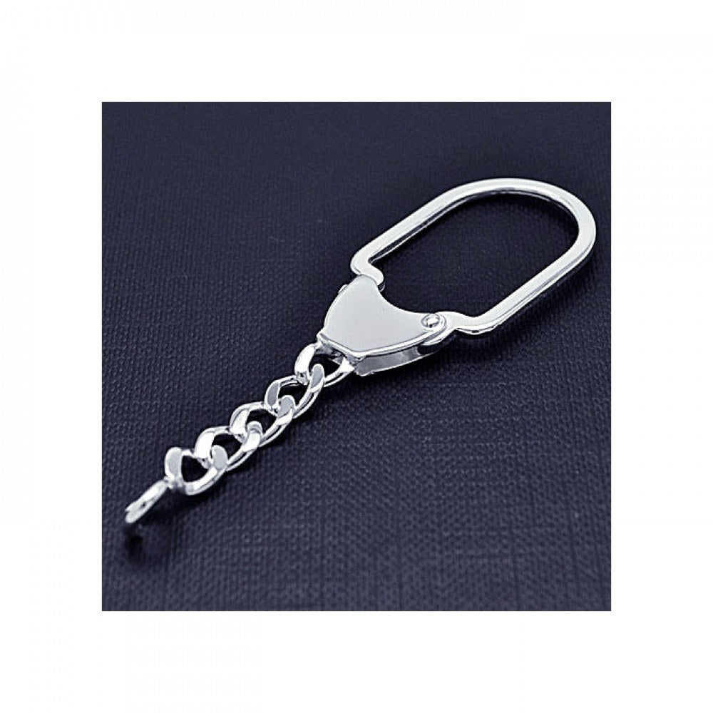 Sterling Silver Dangling Customizable Keychain