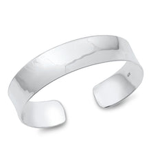 Load image into Gallery viewer, Sterling Silver High Polished Plain Bangle Bracelet Thickness-15.4mm, Inside Diameter-45x60mm