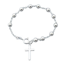 Load image into Gallery viewer, Sterling Silver Rosary Bracelet-5mm