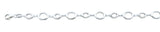 Sterling Silver Polished Ovals Italian Bracelet Length-7+1inch, Thickness-7.3mm