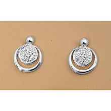 Load image into Gallery viewer, Sterling Silver Clear CZ Assorted w/CZ Earrings