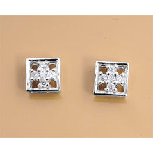 Load image into Gallery viewer, Sterling Silver Clear CZ Assorted w/CZ Earrings