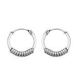 Sterling Silver Bali Hoop Earring