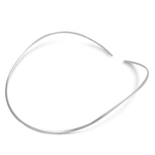 Load image into Gallery viewer, Sterling Silver Flat Choker Necklace-2mm