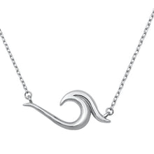 Load image into Gallery viewer, Sterling Silver Wave Necklace-10mm