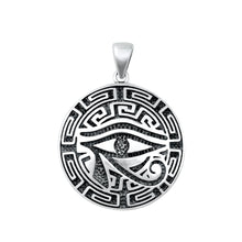 Load image into Gallery viewer, Sterling Silver Eye of Horus Pendant - silverdepot