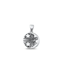 Load image into Gallery viewer, Sterling Silver Oxidized Moon And Stars Plain Pendant Face Height-13.8mm