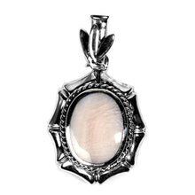 Load image into Gallery viewer, Sterling Silver Pink Pearl Stone Pendant