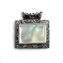 Load image into Gallery viewer, Sterling Silver White Pearl Stone Pendant