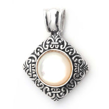 Load image into Gallery viewer, Sterling Silver Pearl Stone Pendant