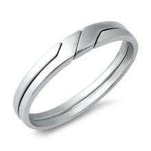 Load image into Gallery viewer, Sterling Silver Thin Infinity Shaped Plain RingsAnd Band Width 3mm