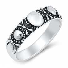 Load image into Gallery viewer, Sterling Silver Bali Style Ring