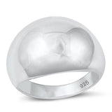 Sterling Silver Polished Ring Face Height-16.5mm