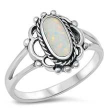 Load image into Gallery viewer, Sterling Silver White Opal Ring