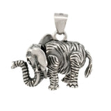 Sterling Silver Oxidized Moveable Elephant Pendant Weight-8.3gram, Width-26.3mm, Height-1inch