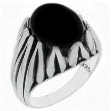 Load image into Gallery viewer, Sterling Silver 10mm x 11.5mm Black Onyx Ring