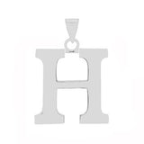 Sterling Silver Polish Initial H Pendant