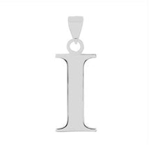 Load image into Gallery viewer, Sterling Silver Polish Initial I Pendant