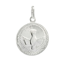 Load image into Gallery viewer, Sterling Silver Holy Spirit Medal Pendant Height-1 2/8inch, Diameter-20inch