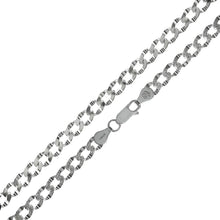 Load image into Gallery viewer, Sterling Silver 5mm Deck Pave Chain - silverdepot