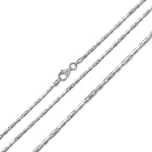 Load image into Gallery viewer, Italian Sterling Silver 1mm Heshe Chain