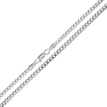 Load image into Gallery viewer, Sterling Silver Miami Cuban Bracelet And Chain Weight-5.3gram, Width-3mm