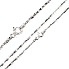 Load image into Gallery viewer, Italian Sterling Silver Popcorn Chain 160- 1.4mm with Spring Clasp Closure