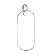 Load image into Gallery viewer, Sterling Silver Engravable Dog Tag Pendant