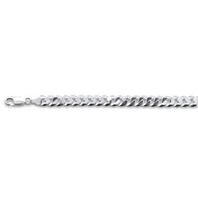 Load image into Gallery viewer, Sterling Silver Flat Curb 160-7mm Chain with Lobster Clasp
