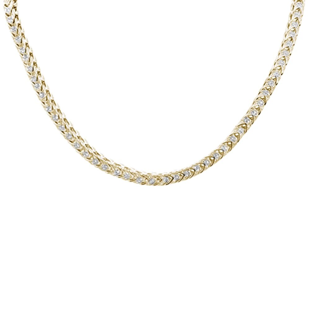 Sterling silver gold plated mens deals chain