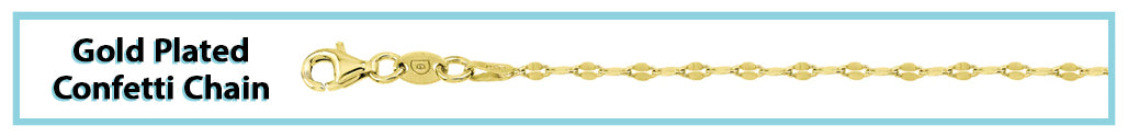 Gold Plated Confetti Chain