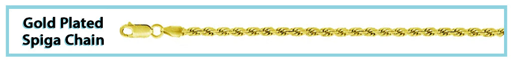 Gold Plated Spiga Chain