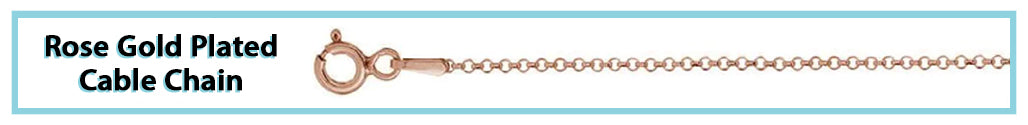 Rose Gold Plated Cable Chain