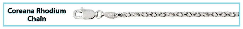 Coreana Rhodium Chain – Silverdepot