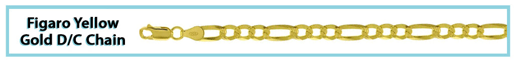 Figaro Yellow Gold D/C Chain