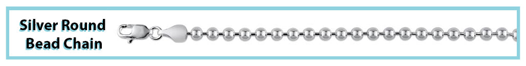 Silver Round Bead Chain