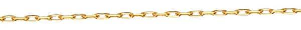 14K Yellow Gold D/C Rolo Chain