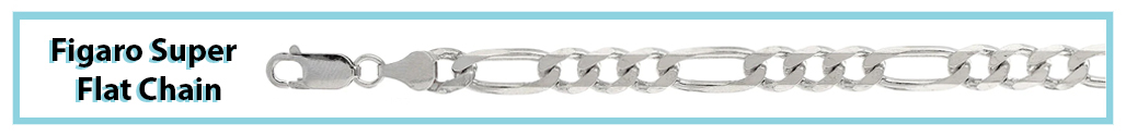 Figaro Super Flat Chain – Silverdepot