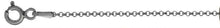 Load image into Gallery viewer, Sterling Silver Rolo 020-1.8 mm Rhodium Plated Chain with Spring Clasp